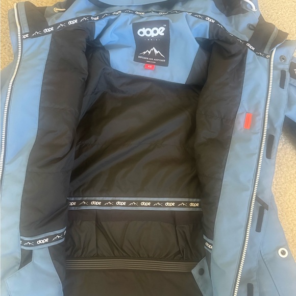 DOPE Blue Hooded Jacket - Picture 9 of 14